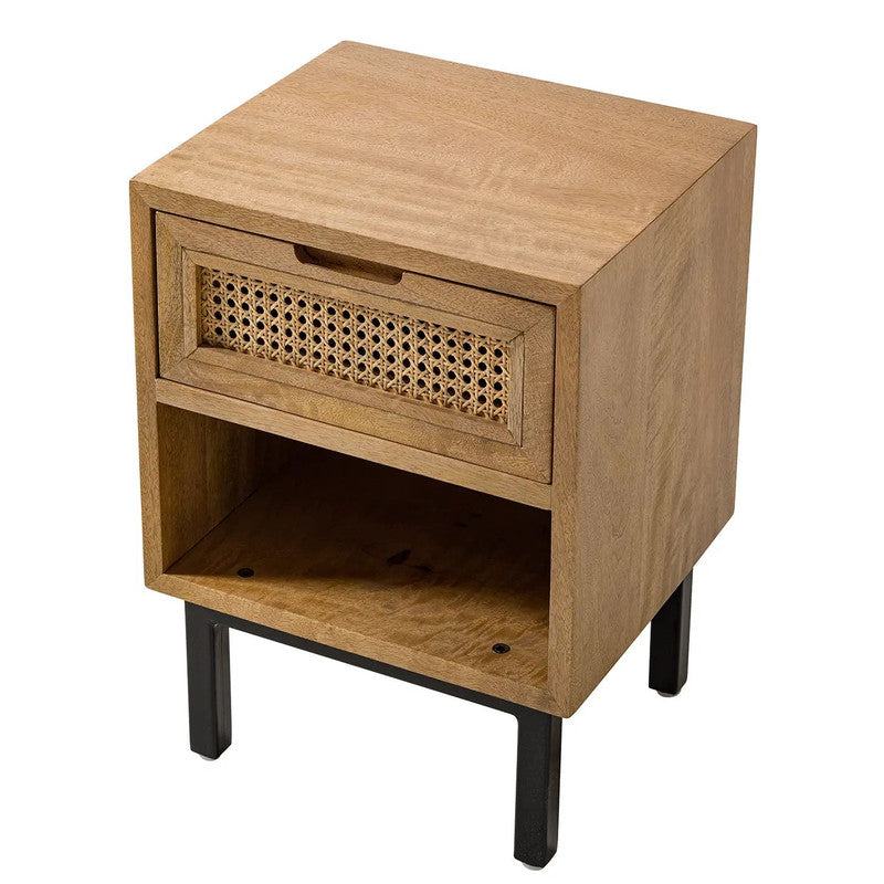 Votie Solid Wood Nightstand