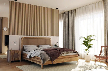 Kanie Solid Wood Bed