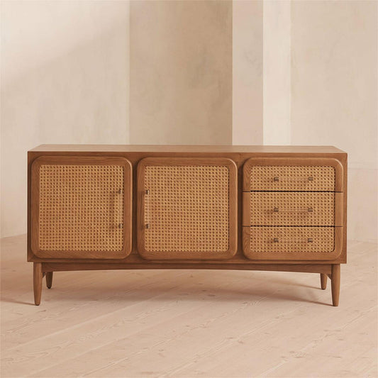 Oscar Cane & Oak Sideboard