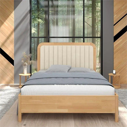 Visena Solid Wood Bed