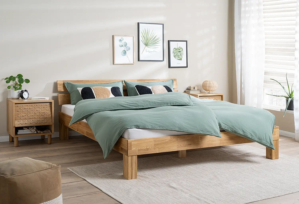 Aresno Solid Wood Bed