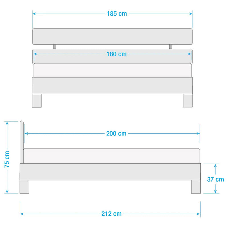 Aresno Solid Wood Bed