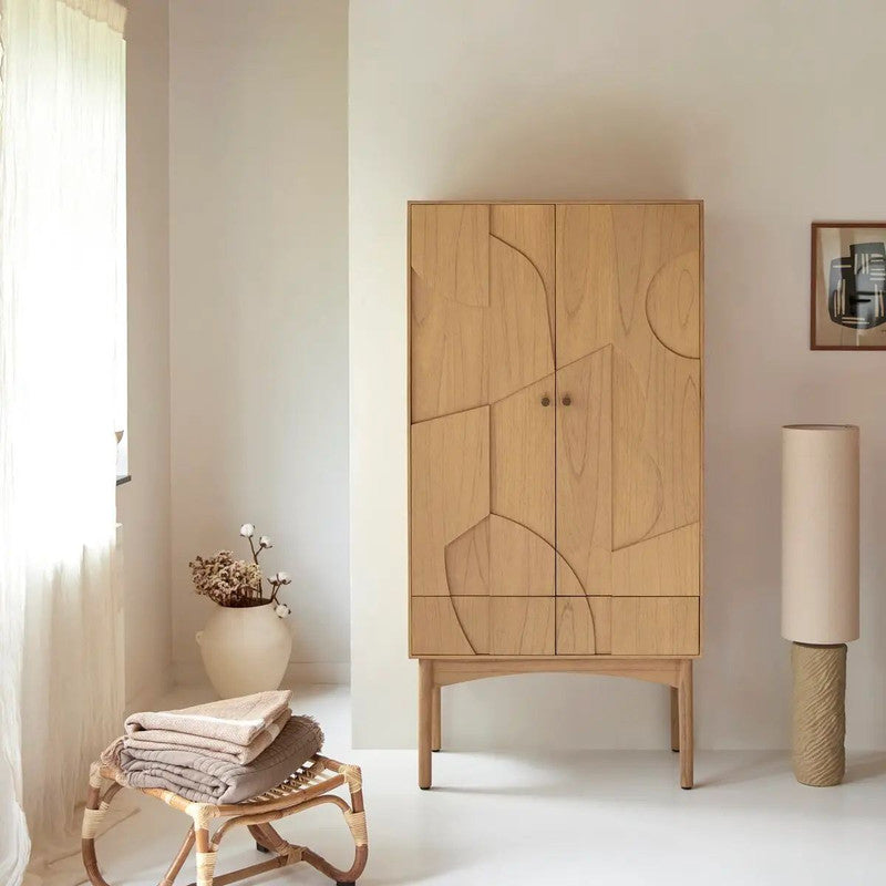 Othio Solid Wood Wardrobe