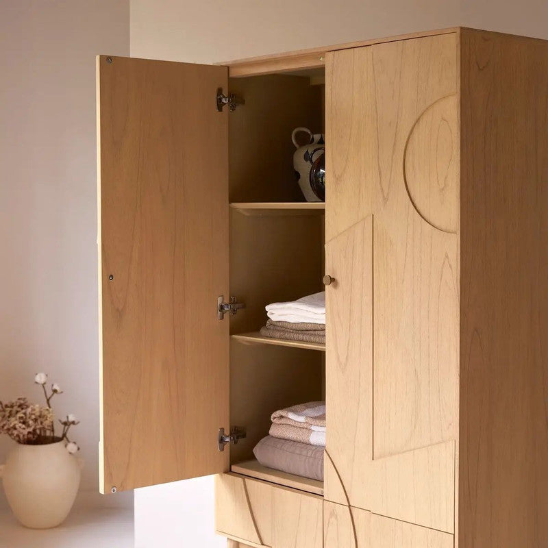 Othio Solid Wood Wardrobe