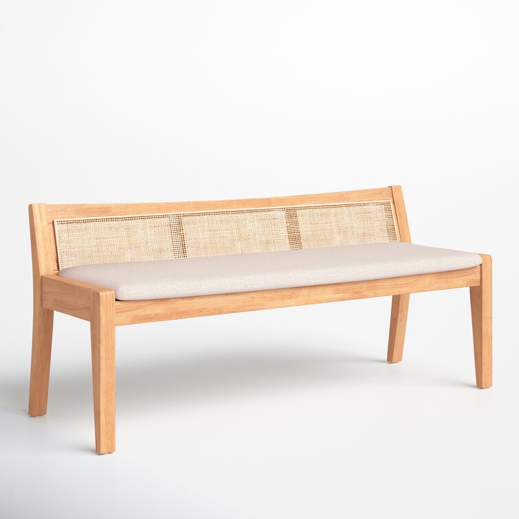 Donner Back Cushioned Bench