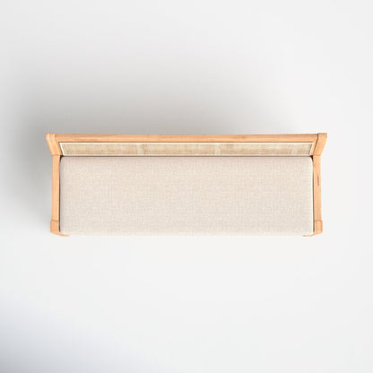 Donner Back Cushioned Bench